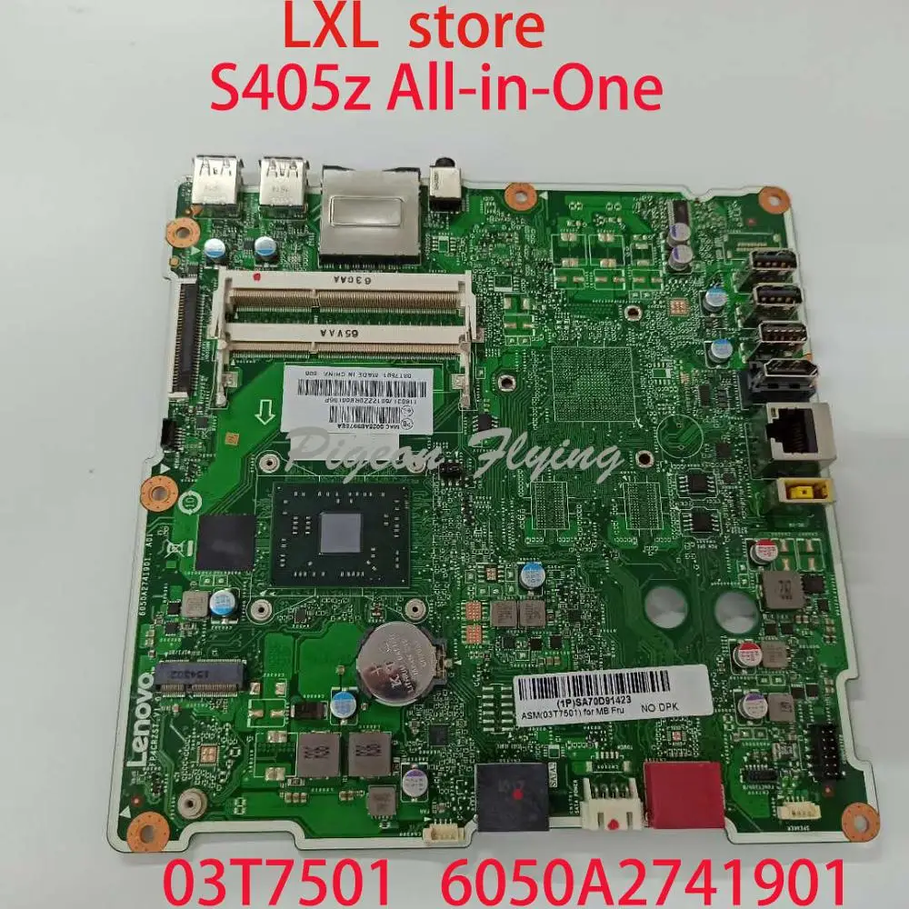 Материнская плата S405Z для lenovo S405z All-in-One 10HD CPU:AMD DDR3 FRU :03T7501 6050A2741901 FP4CRZST 100% ТЕСТ ОК |