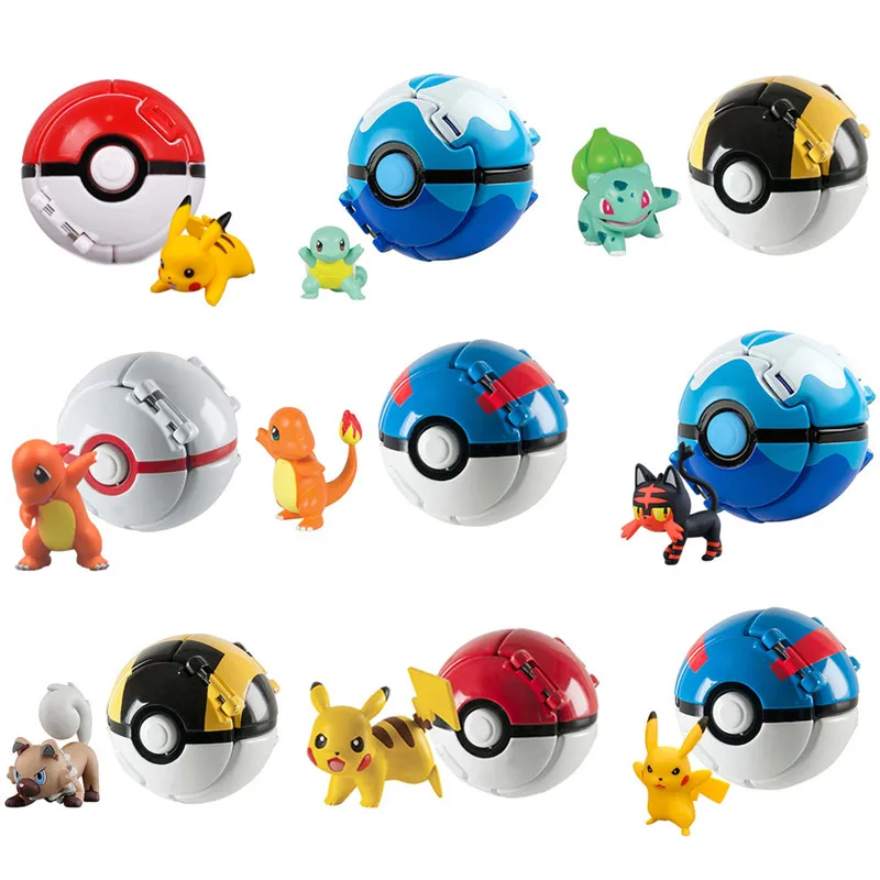 Настоящий Покемон эльф шар Карманный Монстр Pokeball деформация высокое качество игрушка Пикачу чармандер Litte Аниме Фигурка режим
Настоящий Покемон эльф шар Карманный Монстр Pokeball деформация высокое качество игрушка Пикачу чармандер Litte Аниме Фигурка режим