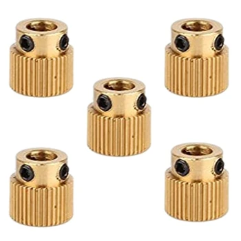 5Pcs Rugged 3D Printer Parts Driver 40 Tooth Gear Brass Extruder Wheel Gear for Printer Cr-10 Cr-10S S4 S5 Ender 3 Pro
5Pcs Rugged 3D Printer Parts Driver 40 Tooth Gear Brass Extruder Wheel Gear for Printer Cr-10 Cr-10S S4 S5 Ender 3 Pro