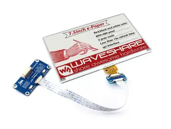7.5inch e-Paper HAT (B) 640x384, 7.5inch E-Ink display HAT for Raspberry Pi, three-color,Supports Raspberry Pi, STM32, etc.
7.5inch e-Paper HAT (B) 640x384, 7.5inch E-Ink display HAT for Raspberry Pi, three-color,Supports Raspberry Pi, STM32, etc.