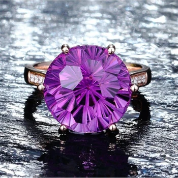 Amethyst Adjustable Ring Women's 925 Silver Engagement Gemstone Rings WNW147 
Amethyst Adjustable Ring Women's 925 Silver Engagement Gemstone Rings WNW147