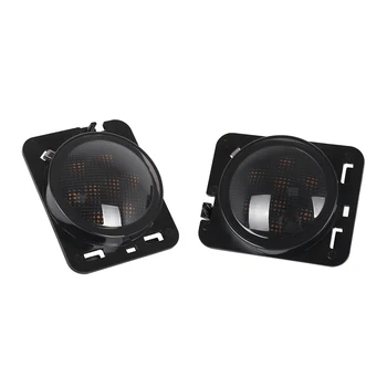 Hot 2PCS LED Turn Signal F-ender Marker Flare Side Light Eyebrow Signal Light Smoke Lens Replacement for Jeep Wrangler JK 2007-2
Hot 2PCS LED Turn Signal F-ender Marker Flare Side Light Eyebrow Signal Light Smoke Lens Replacement for Jeep Wrangler JK 2007-2