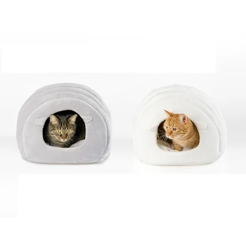 Dog Bed Cats Litter Kennel Pet Cats House Solid Color Simple Warm Semi-closed Pets Nests LAD-sale
Dog Bed Cats Litter Kennel Pet Cats House Solid Color Simple Warm Semi-closed Pets Nests LAD-sale
