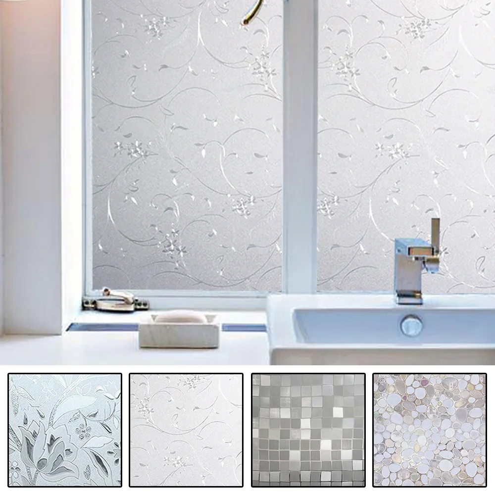 3D Window Glass Film Sticker Static Cling Frosted Privacy Home Decor Bathroom Window Treatments & Hardware
3D Window Glass Film Sticker Static Cling Frosted Privacy Home Decor Bathroom Window Treatments & Hardware