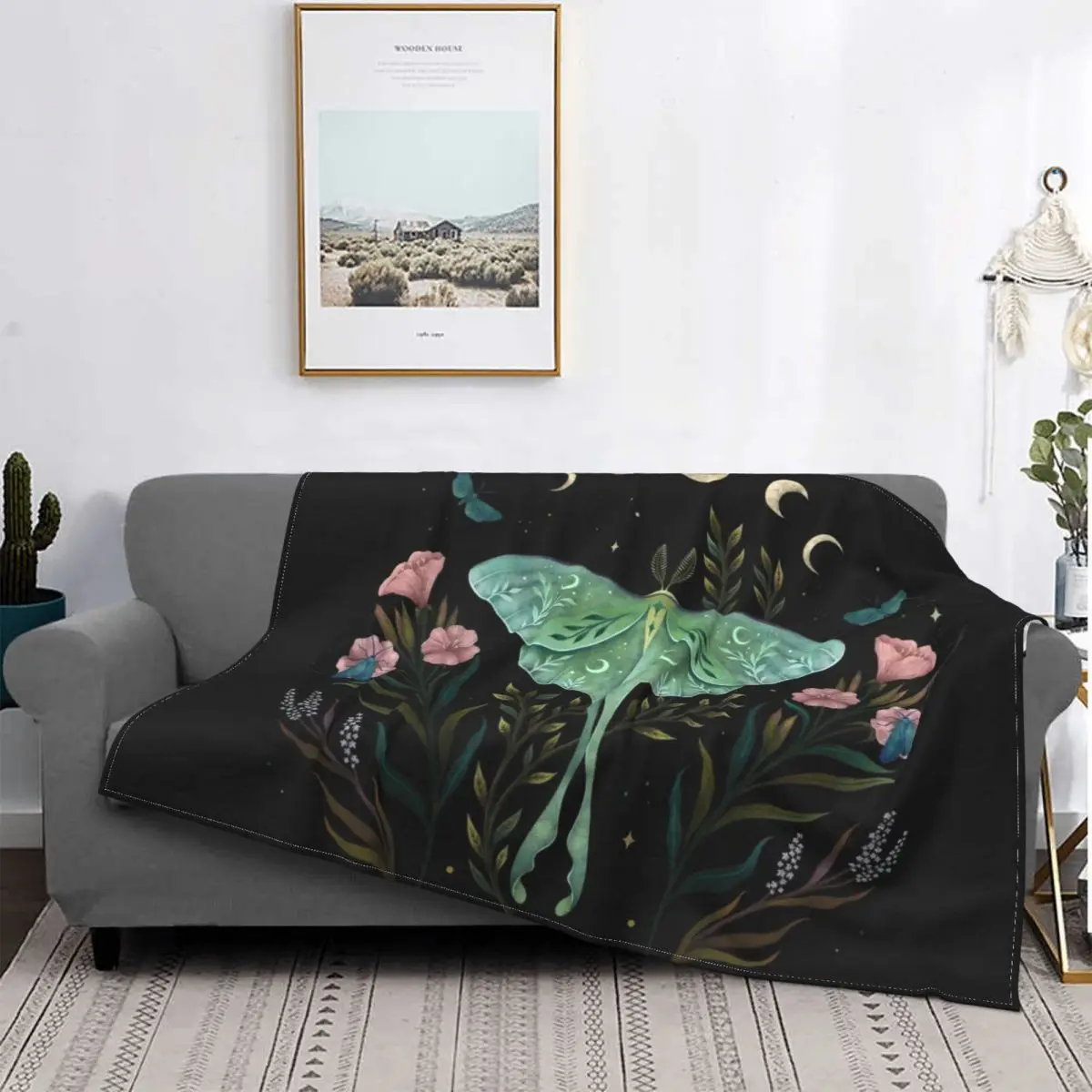 Luna And Forester Blanket Hippie Boho Themed Plush Warm Super Soft Flannel Fleece Throw Blankets For Bedding Bedspread Velvet
Luna And Forester Blanket Hippie Boho Themed Plush Warm Super Soft Flannel Fleece Throw Blankets For Bedding Bedspread Velvet