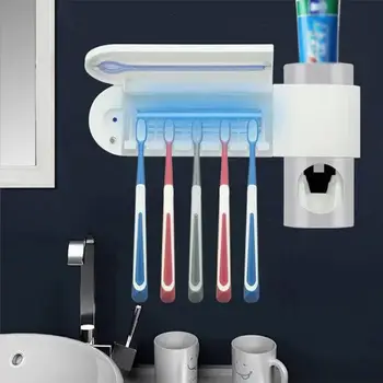 3 In 1 Multifunctional Uv Toothbrush Sterilizer Automatic Toothbrush Squeezing Toothpaste Dispenser Device Holder Storage Rack
3 In 1 Multifunctional Uv Toothbrush Sterilizer Automatic Toothbrush Squeezing Toothpaste Dispenser Device Holder Storage Rack