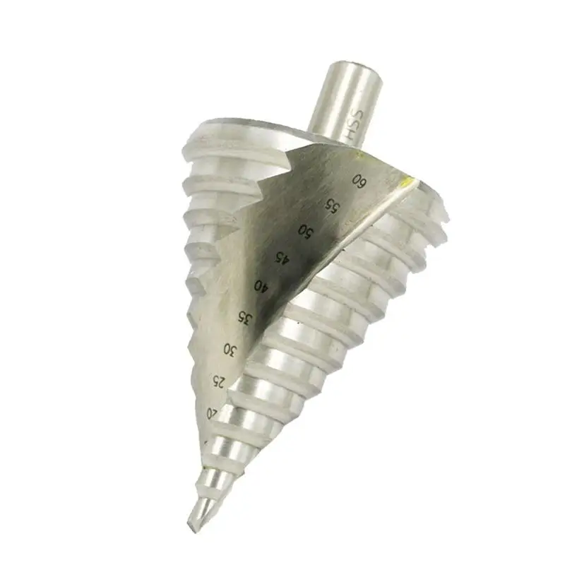 WINOMO 6-60mm Step Drill Bit 12 Steps Bit Shank Spiral Groove Step Drill Hole Cut HSS Spiral Groove Step Drill Bit Shank
WINOMO 6-60mm Step Drill Bit 12 Steps Bit Shank Spiral Groove Step Drill Hole Cut HSS Spiral Groove Step Drill Bit Shank