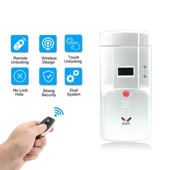 433MHz Wireless smart Remote Control Electric Lock Invisible Keyless Entry Door Lock double lock system double motor
433MHz Wireless smart Remote Control Electric Lock Invisible Keyless Entry Door Lock double lock system double motor
