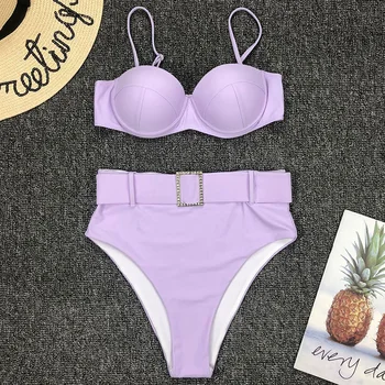 Sexy Bra Cup Push Up Bikini High Waist Swimsuit 2020 Women Buckle Swimwear Two-piece Bikini set Bather bandeau Bathing Suit Swim
Sexy Bra Cup Push Up Bikini High Waist Swimsuit 2020 Women Buckle Swimwear Two-piece Bikini set Bather bandeau Bathing Suit Swim