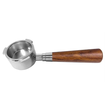 Wooden Handle Coffee Bottomless Portafilter Stainless Steel Bottomless filter Coofee Tools Kitchen Gadgets
Wooden Handle Coffee Bottomless Portafilter Stainless Steel Bottomless filter Coofee Tools Kitchen Gadgets