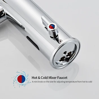 Induction Faucet Automatic Sensor Sensor Touchless Faucet Bathroom Sink Non-Touch Faucet Copper Sink Tap Hot Cold Mixer Faucet
Induction Faucet Automatic Sensor Sensor Touchless Faucet Bathroom Sink Non-Touch Faucet Copper Sink Tap Hot Cold Mixer Faucet