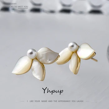Yhpup Fashion Natural Shell Flower Stud Earrings Statement Simulated Pearls Small Earrings for Women Aros Mujer Oreja Gift 2020
Yhpup Fashion Natural Shell Flower Stud Earrings Statement Simulated Pearls Small Earrings for Women Aros Mujer Oreja Gift 2020