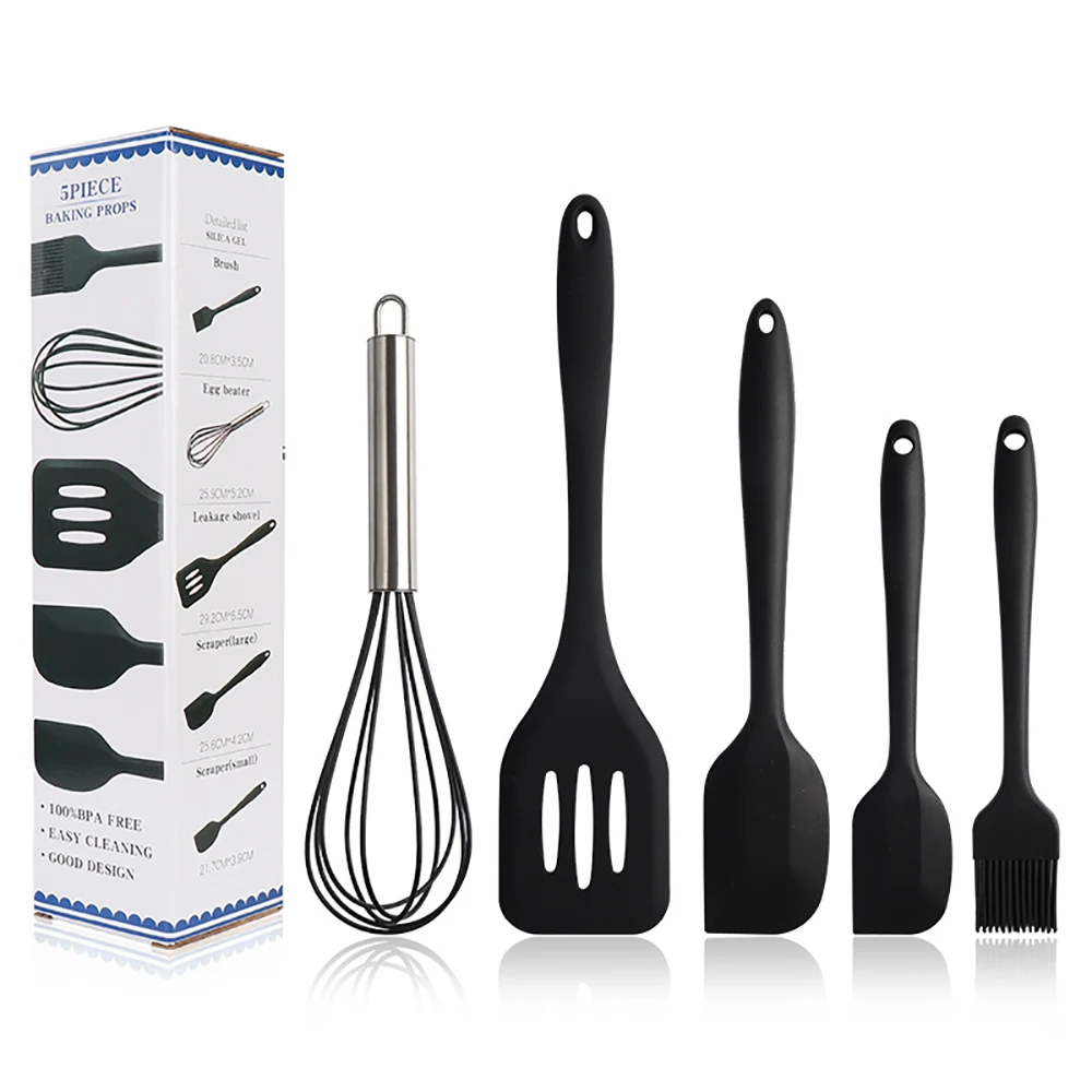 5Pcs/Set Pink Red Green Black Silicone Cooking Tool Sets Egg Beater Spatula Oil Brush Kitchen Tools Utensils Kitchenware
5Pcs/Set Pink Red Green Black Silicone Cooking Tool Sets Egg Beater Spatula Oil Brush Kitchen Tools Utensils Kitchenware