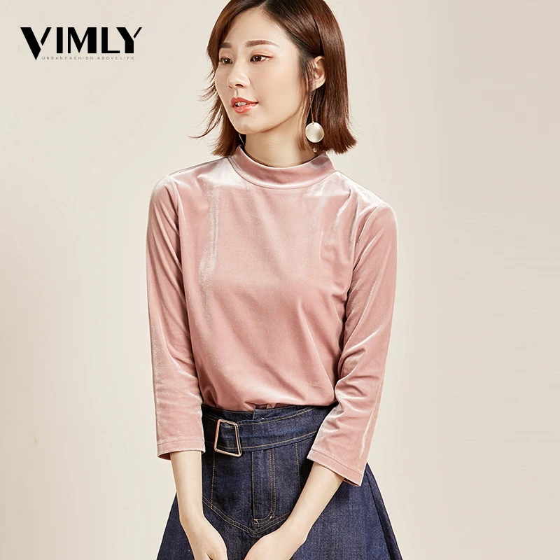 Vimly Women Autumn Winter Shiny Velvet Blouse Shirt Ladies Elegant Long Sleeve Chic Blouse Tops Female Casual Street Wear
Vimly Women Autumn Winter Shiny Velvet Blouse Shirt Ladies Elegant Long Sleeve Chic Blouse Tops Female Casual Street Wear