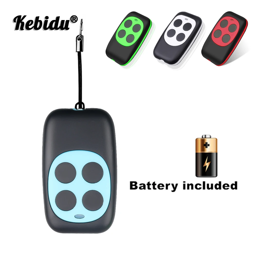 Kebidu 433mhz Controller Colorful Electric Garage Door Remote Control Key FOB Cloning Colorful 4 Keys Portable Gate Controller
Kebidu 433mhz Controller Colorful Electric Garage Door Remote Control Key FOB Cloning Colorful 4 Keys Portable Gate Controller