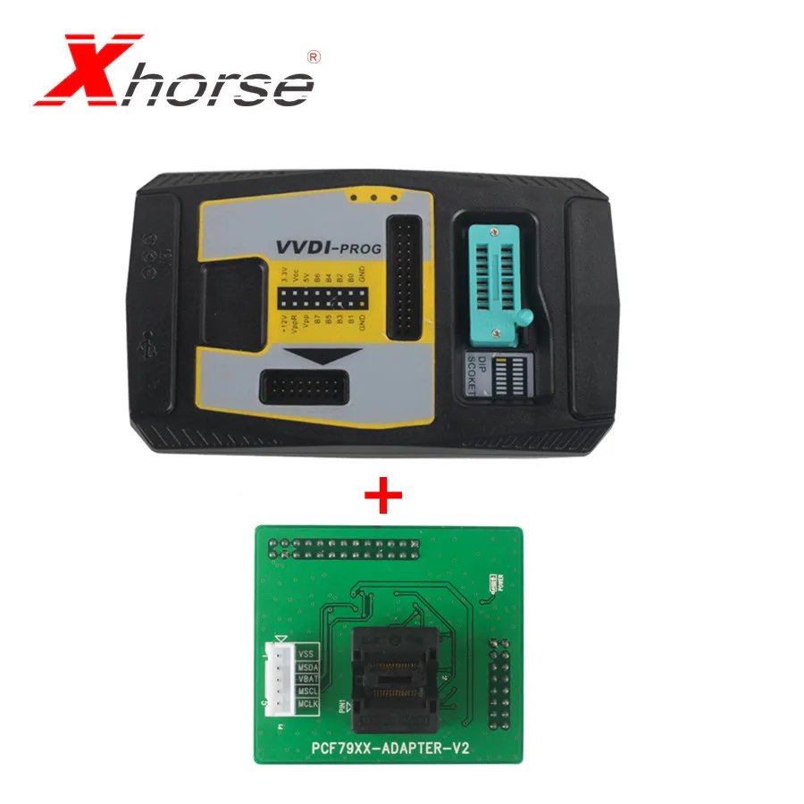 Original Xhorse VVDI PROG Programmer V4.8.5 Plus PCF79XX Adapter for VVDI PROG Programmer
Original Xhorse VVDI PROG Programmer V4.8.5 Plus PCF79XX Adapter for VVDI PROG Programmer