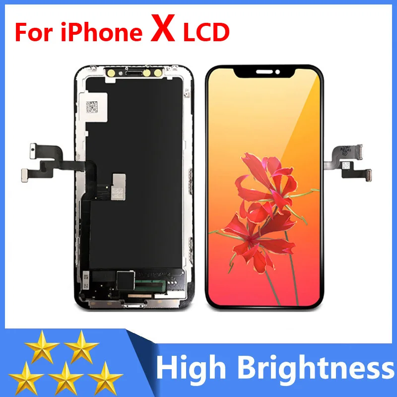 High Quality for iPhone X LCD Display Screen Replacement With 3D Touch Digitizer Assembly
High Quality for iPhone X LCD Display Screen Replacement With 3D Touch Digitizer Assembly