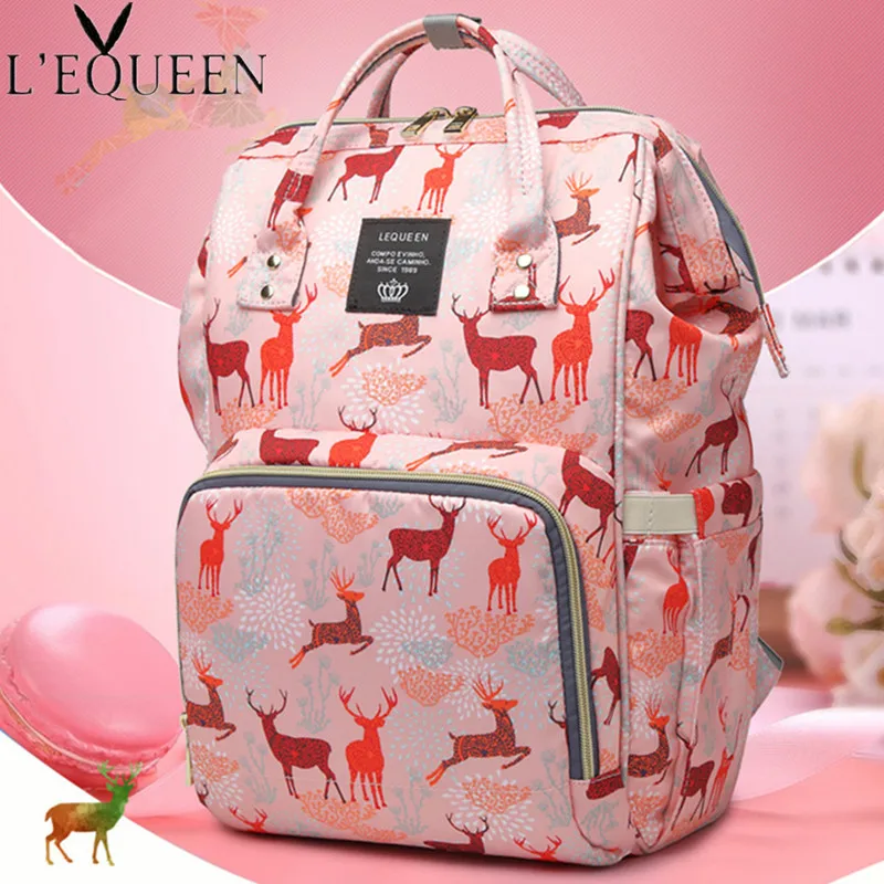 LEQUEEN Diaper Bag Animal Print Tote Multi-Function Large Capacity Portable Mummy Nappy Bags Travel Stroller Mother's Bag
LEQUEEN Diaper Bag Animal Print Tote Multi-Function Large Capacity Portable Mummy Nappy Bags Travel Stroller Mother's Bag