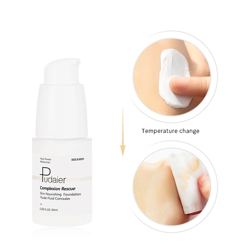 Temperature Change Complexion Matte Long Liquid Foundation Wear Oil Control Concealer Waterproof Foundation Makeup Base
Temperature Change Complexion Matte Long Liquid Foundation Wear Oil Control Concealer Waterproof Foundation Makeup Base