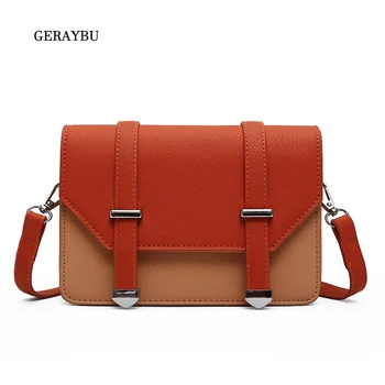 Women Messenger Bag Square Fashion Female Shoulder Bag Clamshell Youth PU Leather Bag Small Contrast Design Orange
Women Messenger Bag Square Fashion Female Shoulder Bag Clamshell Youth PU Leather Bag Small Contrast Design Orange