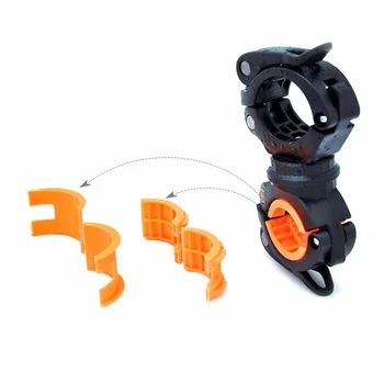 New 360 Degree Rotation Bike LED Flashlight Mount Holder Double Holder Front Flashlight Pump Handlebar Holder Bicycle Accessory
New 360 Degree Rotation Bike LED Flashlight Mount Holder Double Holder Front Flashlight Pump Handlebar Holder Bicycle Accessory