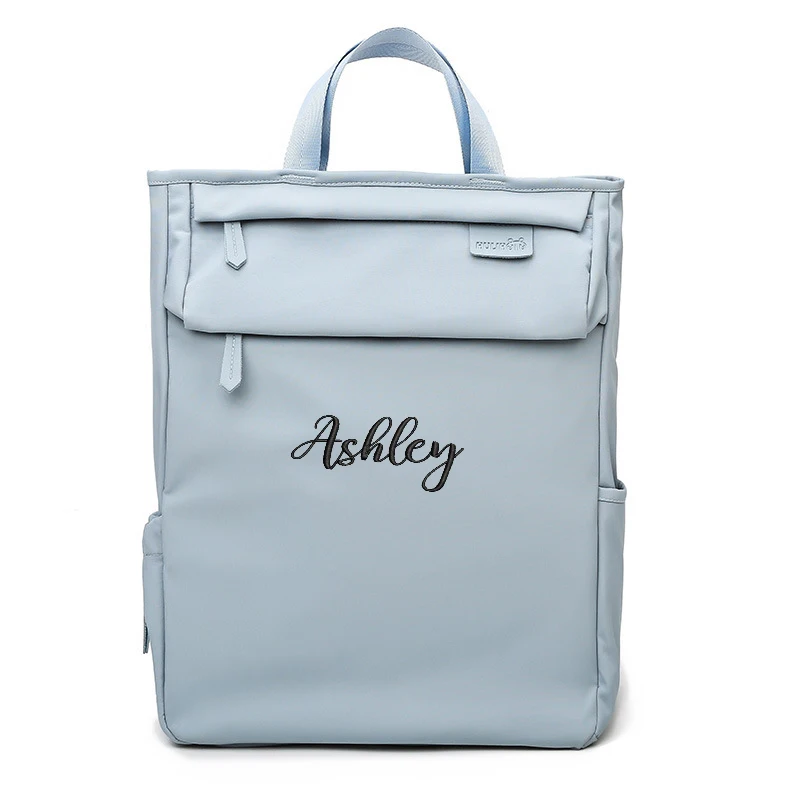 

Personalized Diaper Bag Backpack Tote with Name Custom Travel Nappy Large Capacity Mommy Bag Backpack for Baby Girl Boy Gift