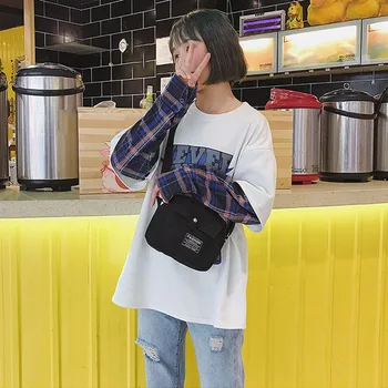 Z 2019 Women Elegant Style Design Japanese Small Bag Classic Wild Color Letter Canvas Snap Button Shoulder Bag Female
Z 2019 Women Elegant Style Design Japanese Small Bag Classic Wild Color Letter Canvas Snap Button Shoulder Bag Female