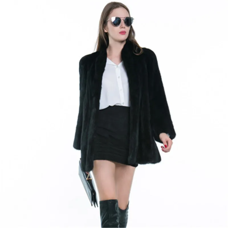 Горячая Распродажа зимняя женская модная куртка из искусственного меха черное