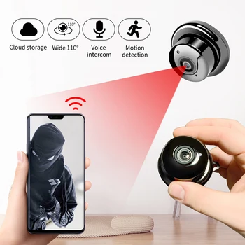 HOT IR Night Vision Motion Detect Baby Monitor P2P CCTV Wireless Mini WiFi Camera Home Security Camera IP CCTV Surveillance
HOT IR Night Vision Motion Detect Baby Monitor P2P CCTV Wireless Mini WiFi Camera Home Security Camera IP CCTV Surveillance