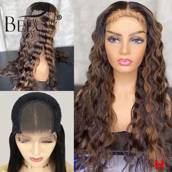Beeos Highlight Colored Deep Wave Wig Brésilien Remy Perruques de cheveux humains 4 × 4 Perruque Lace Closure Pre Pucked
Beeos Highlight Colored Deep Wave Wig Brésilien Remy Perruques de cheveux humains 4 × 4 Perruque Lace Closure Pre Pucked