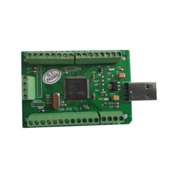 USB Data Acquisition Card Labview-12 Single-ended AD100Ksps 2-channel DA PWM Counter DIO
USB Data Acquisition Card Labview-12 Single-ended AD100Ksps 2-channel DA PWM Counter DIO