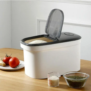 Home Kitchen Food Storage Box Grain Rice Flour Cereal Bean Organizer Container Insect-proof Rice Bucket With Wheel Storage Bins
Home Kitchen Food Storage Box Grain Rice Flour Cereal Bean Organizer Container Insect-proof Rice Bucket With Wheel Storage Bins