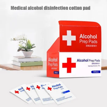 100 pcs/1bag OPULA Disposable Alcohol-Prep Pads Alcohol Disinfection Cotton Wipes 75% Disinfection Individually Wrapped w
100 pcs/1bag OPULA Disposable Alcohol-Prep Pads Alcohol Disinfection Cotton Wipes 75% Disinfection Individually Wrapped w