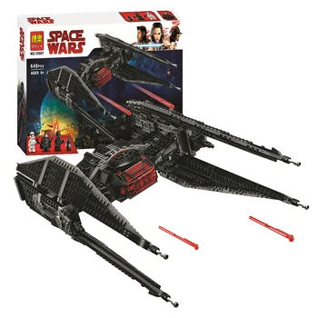10907Star Series Wars Kylo Ren's TIE Fighter Building Block 648pcs Bricks Toys Compatible with lepines 75179
10907Star Series Wars Kylo Ren's TIE Fighter Building Block 648pcs Bricks Toys Compatible with lepines 75179