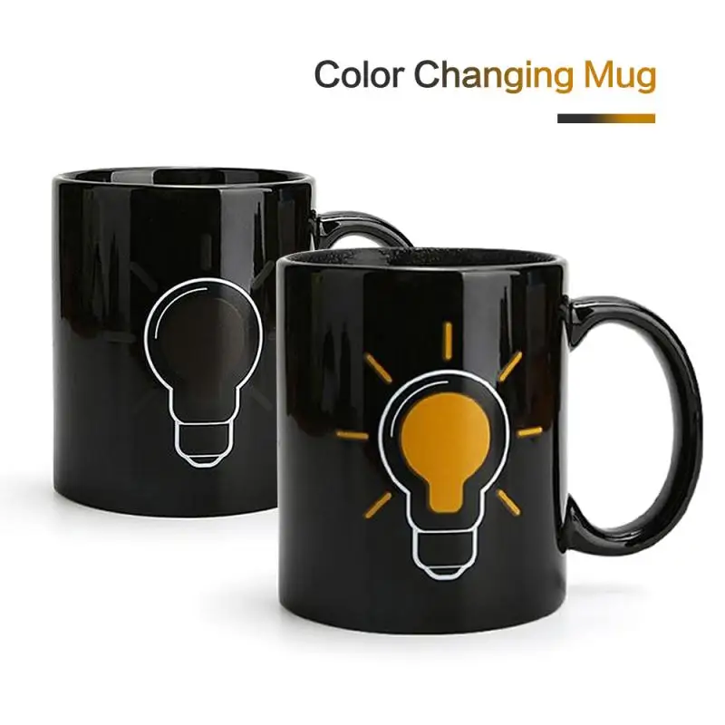 Bulb Or Smiling Moon Shape Thermochromic Mugs Coffee Mugs Milk Water Tea Cups Color Changing Ceramic Mugs For Home Work Office
Bulb Or Smiling Moon Shape Thermochromic Mugs Coffee Mugs Milk Water Tea Cups Color Changing Ceramic Mugs For Home Work Office
