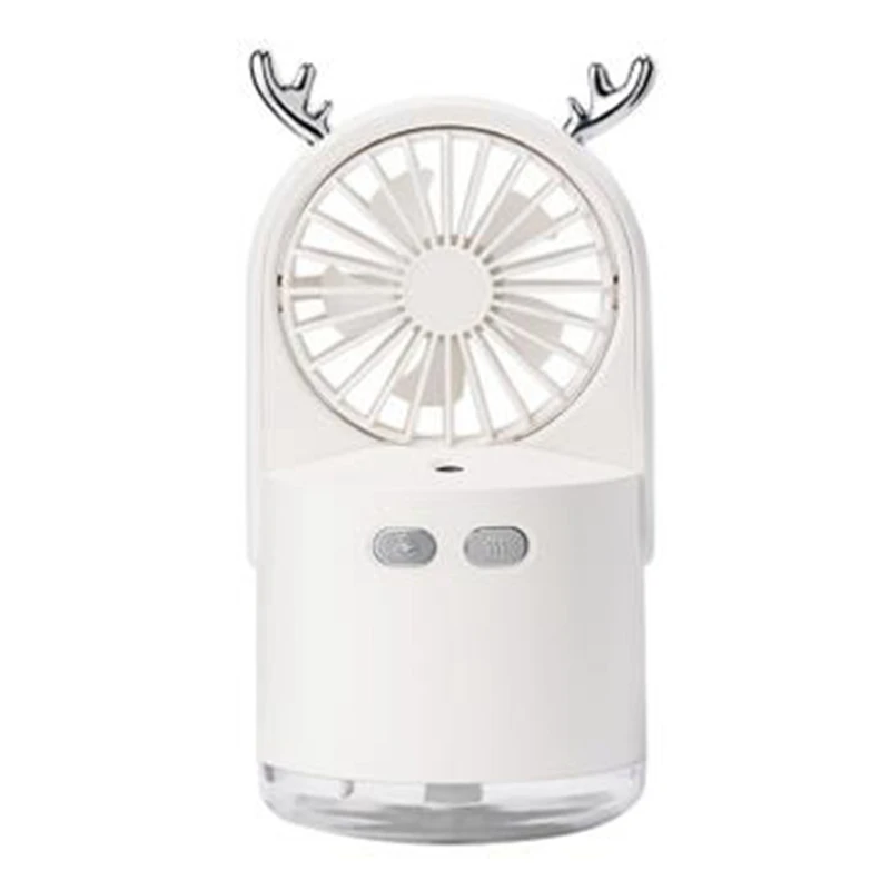 Fawn Spray Fan Multifunctional Two-In-One USB Charging Portable Handheld Fan Mini Table Humidifier
Fawn Spray Fan Multifunctional Two-In-One USB Charging Portable Handheld Fan Mini Table Humidifier