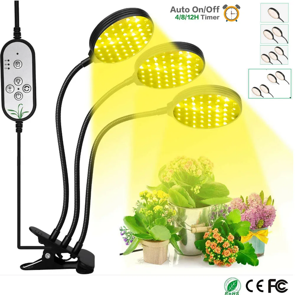 Flexiable 60W LED Grow Light Auto On Off Aquarium Light Sunlike Blue Red Full Spectrum Indoor Flower Seed Plant Tent Lamp 5Modes
Flexiable 60W LED Grow Light Auto On Off Aquarium Light Sunlike Blue Red Full Spectrum Indoor Flower Seed Plant Tent Lamp 5Modes