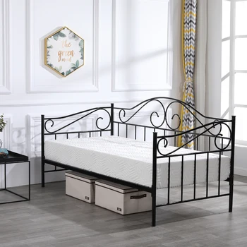 Aingle Bed Home Bedroom Furniture Modern Designed Benches Decorate Bed Frame Bears 330 Pounds Easy to install 196.4x95.2x102.5cm 
Aingle Bed Home Bedroom Furniture Modern Designed Benches Decorate Bed Frame Bears 330 Pounds Easy to install 196.4x95.2x102.5cm