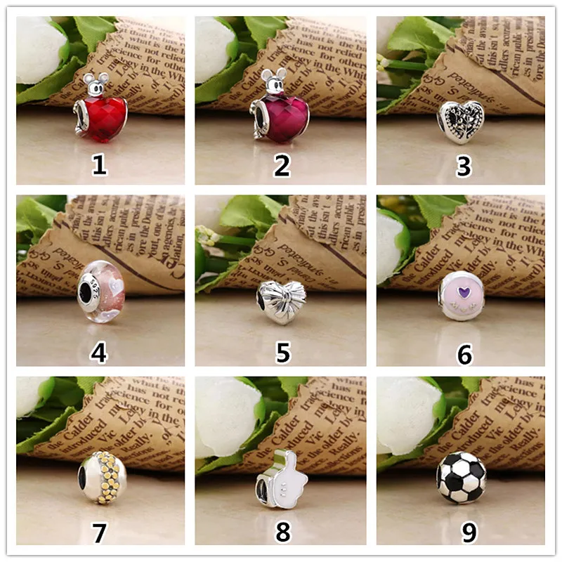 2020 Jewelry 100% 925 charms silver 925 beads for charm bracelet bangle DIY Pulseira Gift,1pz 
2020 Jewelry 100% 925 charms silver 925 beads for charm bracelet bangle DIY Pulseira Gift,1pz