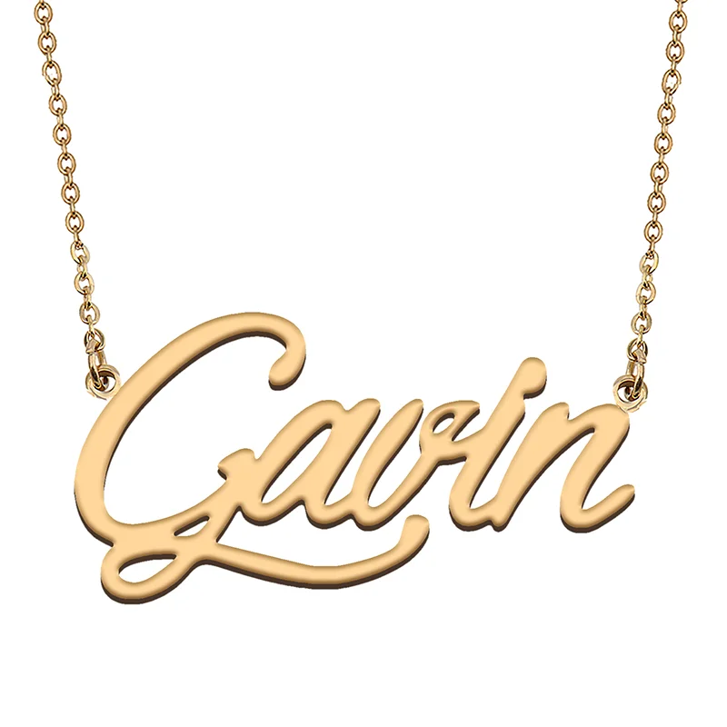 Necklace with Name Gavin for His Her Family Member Best Friend Birthday Gifts on Christmas Mother Day Valentine's Day
Necklace with Name Gavin for His Her Family Member Best Friend Birthday Gifts on Christmas Mother Day Valentine's Day