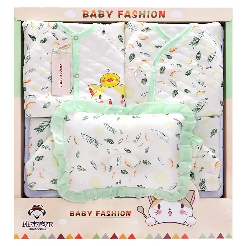 gift set 0-3 month 6 autumn & winter pure cotton newborn babys