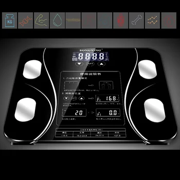 Glass Platform Smart Step-On Technology Touch Digital Body Fat Scale Portable Lightweight Universal 400 Lb 7 Parameters 180KG
Glass Platform Smart Step-On Technology Touch Digital Body Fat Scale Portable Lightweight Universal 400 Lb 7 Parameters 180KG