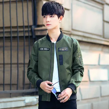2020 Autumn New Baseball Uniform Pilot Jacket Men's Solid Color and Simple Korean Version Fashion Jacket Slim Youth
2020 Autumn New Baseball Uniform Pilot Jacket Men's Solid Color and Simple Korean Version Fashion Jacket Slim Youth