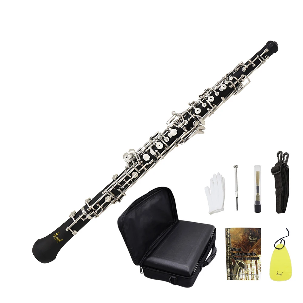 Профессиональный ювелирный инструмент Oboe C Key Cupronickel посеребренный деревянный