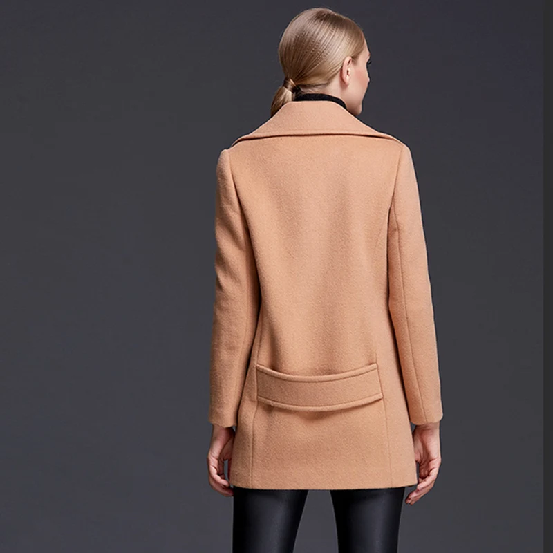 New Winter 2020 Autumn Women V-Neck Sases Double Breasted Two-Sided Wool Coat Female Slim Fashion Plckets Tweed Coat ZX532
New Winter 2020 Autumn Women V-Neck Sases Double Breasted Two-Sided Wool Coat Female Slim Fashion Plckets Tweed Coat ZX532