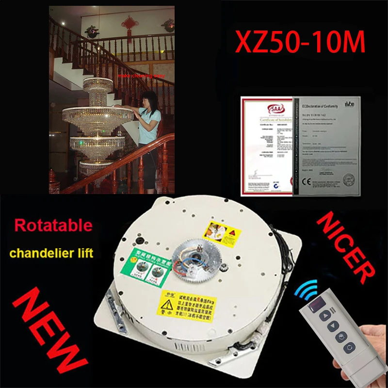 New Arrival 50KG 10 Meters Light Lifter Remote Control Chandelier Hoist Electric Winch Lifting For Light
New Arrival 50KG 10 Meters Light Lifter Remote Control Chandelier Hoist Electric Winch Lifting For Light