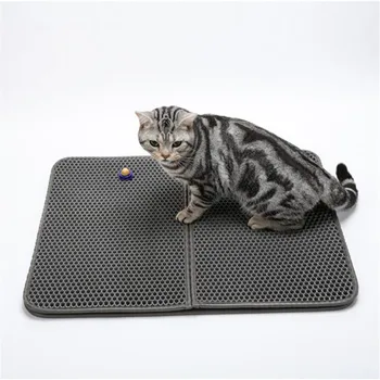 Black Cat Litter Mat Elastic EVA Double-Layer Clean Cats with Water Proof Trapper Mats with Waterproof Bottom Layer Foldable
Black Cat Litter Mat Elastic EVA Double-Layer Clean Cats with Water Proof Trapper Mats with Waterproof Bottom Layer Foldable