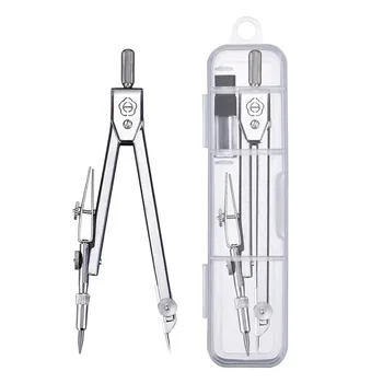 Stainless Steel Drawing Compass Drafting Tools Multi-purpose Math Drawing Compass Set for Student Stationery School Supplies
Stainless Steel Drawing Compass Drafting Tools Multi-purpose Math Drawing Compass Set for Student Stationery School Supplies