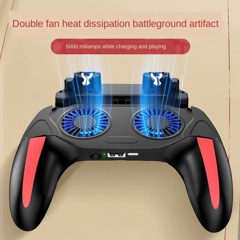 PUBG mobile controller with double fan cooling for iphone ios android phone game pad free fire with 2500mah/5000mah power bank
PUBG mobile controller with double fan cooling for iphone ios android phone game pad free fire with 2500mah/5000mah power bank
