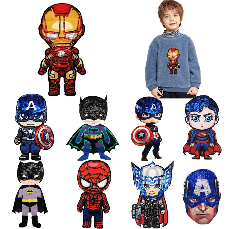 Cartoon Fabric patches Garment Accessory boy embroidery Sewing patch DIY Garment Decoration Sequins Cloth sticker
Cartoon Fabric patches Garment Accessory boy embroidery Sewing patch DIY Garment Decoration Sequins Cloth sticker